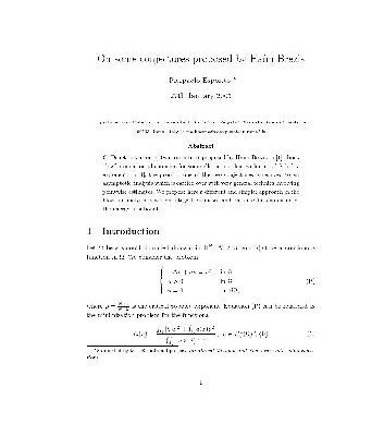 خرید و دانلود نسخه کامل کتاب On some conjectures proposed by Haim Brezis