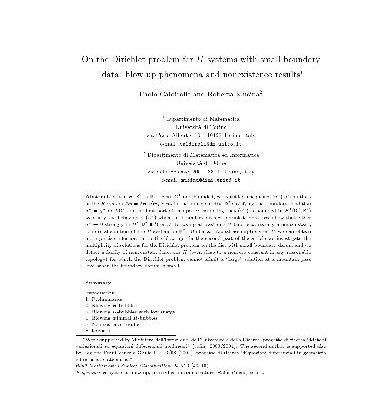خرید و دانلود نسخه کامل کتاب On the Dirichlet problem for H-systems with small boundary data blow up phenomena and nonexistence results