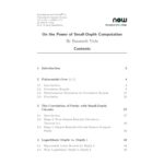 خرید و دانلود نسخه کامل کتاب On the Power of Small-Depth Computation (Foundations and Trends in Theoretical Computer Science)