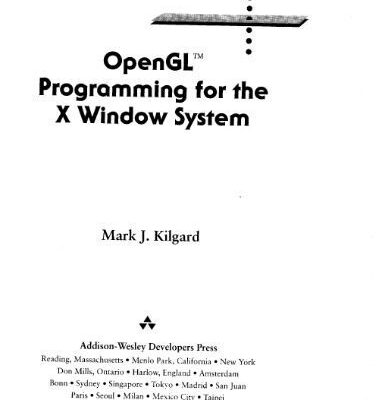 خرید و دانلود نسخه کامل کتاب Open GL. Programming for X-Windows system
