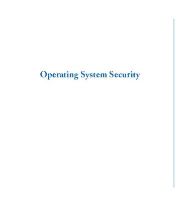 خرید و دانلود نسخه کامل کتاب Operating System Security (Synthesis Lectures on Information Security, Privacy, and Trust)