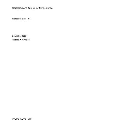 خرید و دانلود نسخه کامل کتاب Oracle 8i Design Tuning
