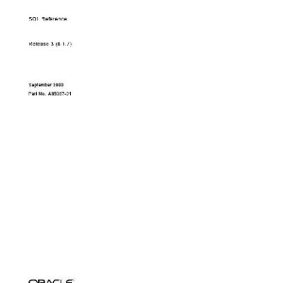 خرید و دانلود نسخه کامل کتاب Oracle 8i SQL Reference