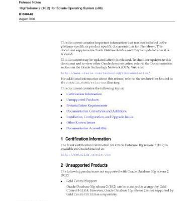 خرید و دانلود نسخه کامل کتاب Oracle Database Release Notes 10g Release 2 (10.2) for Solaris Operating System (x86) B15696-02