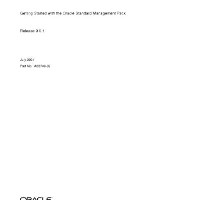 خرید و دانلود نسخه کامل کتاب Oracle Enterprise Manager. Getting Started with the Oracle Standard Management Pack (Part No. A88749-02) (Release 9.0.1)