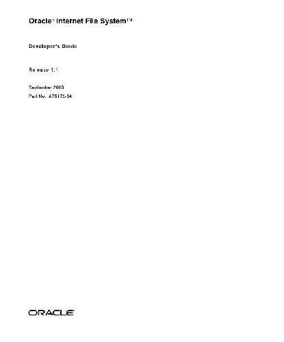 خرید و دانلود نسخه کامل کتاب Oracle Internet File System. Developer’s Guide_6883bc6c33d42.jpeg خرید و دانلود نسخه کامل کتاب Oracle Internet File System. Developer’s Guide