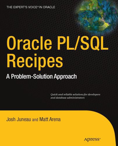 خرید و دانلود نسخه کامل کتاب Oracle PL/SQL Recipes: A Problem-Solution Approach_686790729f12b.jpeg خرید و دانلود نسخه کامل کتاب Oracle PL/SQL Recipes: A Problem-Solution Approach