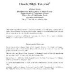 خرید و دانلود نسخه کامل کتاب Oracle/SQL Tutorial
