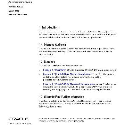 خرید و دانلود نسخه کامل کتاب Oracle9i Data Mining