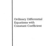 خرید و دانلود نسخه کامل کتاب Ordinary Differential Equations With Constant Coefficient