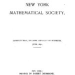 خرید و دانلود نسخه کامل کتاب Organization of the New York mathematical society. Byelaws and charter
