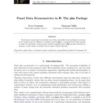 خرید و دانلود نسخه کامل کتاب Panel Data Econometrics in R: The plm Package + Code