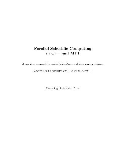 خرید و دانلود نسخه کامل کتاب Parallel Scientific Computing in C++ and MPI_686e23e3ea685.jpeg خرید و دانلود نسخه کامل کتاب Parallel Scientific Computing in C++ and MPI