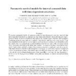 خرید و دانلود نسخه کامل کتاب Parametric survival models for interval-censored data with time-dependent covariates