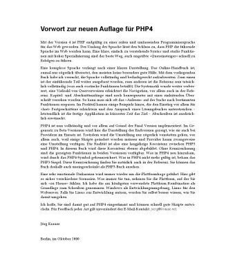 خرید و دانلود نسخه کامل کتاب PHP 4. Grundlagen und Profiwissen  GERMAN