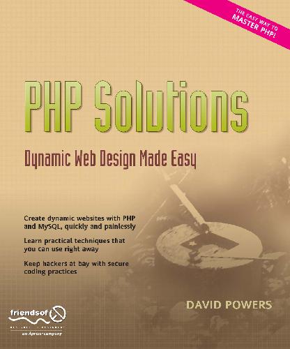 خرید و دانلود نسخه کامل کتاب PHP Solutions Dynamic Web Design Made Easy_68846fa79045a.jpeg خرید و دانلود نسخه کامل کتاب PHP Solutions Dynamic Web Design Made Easy