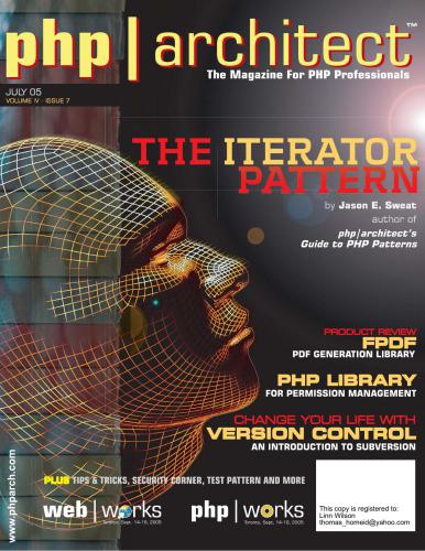 خرید و دانلود نسخه کامل کتاب php|architect (vol. 4, issue 7. July 2005)_68723877eb227.jpeg خرید و دانلود نسخه کامل کتاب php|architect (vol. 4, issue 7. July 2005)
