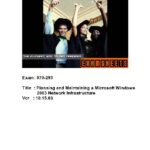 خرید و دانلود نسخه کامل کتاب Planning and Maintaining a Microsoft Windows 2003 Network Infrastructure (ver. 10.15.03)