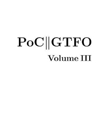 خرید و دانلود نسخه کامل کتاب PoC or GTFO, Volume 3