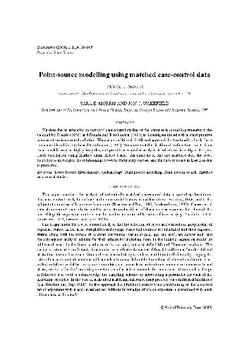 خرید و دانلود نسخه کامل کتاب Point-source modelling using matched case-control data_686e0f6986a13.jpeg خرید و دانلود نسخه کامل کتاب Point-source modelling using matched case-control data