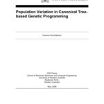 خرید و دانلود نسخه کامل کتاب Population Variation in Canonical Treebased Genetic Programming