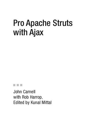 خرید و دانلود نسخه کامل کتاب Pro Apache Struts with Ajax