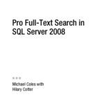 خرید و دانلود نسخه کامل کتاب Pro Full-Text Search in SQL Server 2008