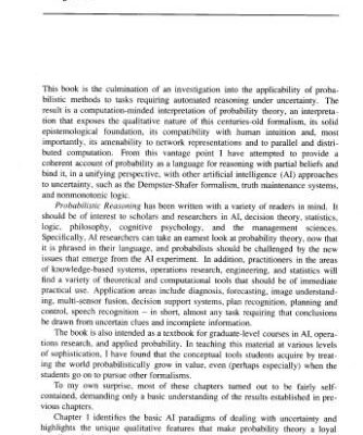 خرید و دانلود نسخه کامل کتاب Probabilistic reasoning in intelligent systems: networks of plausible inference