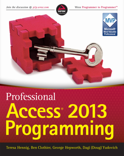 خرید و دانلود نسخه کامل کتاب Professional Access 2013 Programming