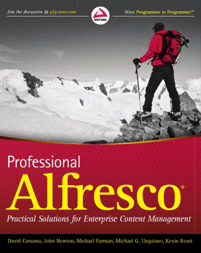 خرید و دانلود نسخه کامل کتاب Professional Alfresco: Practical Solutions for Enterprise Content Management (Wrox Programmer to Programmer)_68720b7ce234b.jpeg خرید و دانلود نسخه کامل کتاب Professional Alfresco: Practical Solutions for Enterprise Content Management (Wrox Programmer to Programmer)