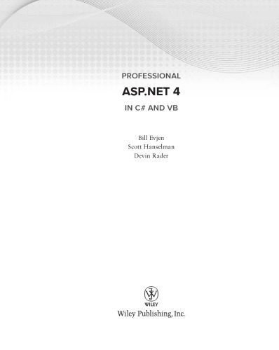 خرید و دانلود نسخه کامل کتاب Professional ASP.NET 4 in C[and VB_687a782d47cdb.jpeg خرید و دانلود نسخه کامل کتاب Professional ASP.NET 4 in C[and VB