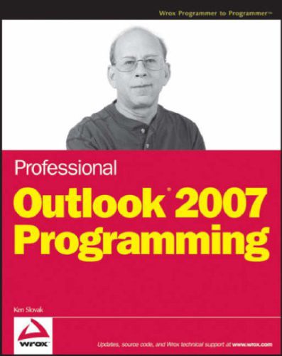 خرید و دانلود نسخه کامل کتاب Professional Outlook 2007 Programming_68720c7a17697.jpeg خرید و دانلود نسخه کامل کتاب Professional Outlook 2007 Programming