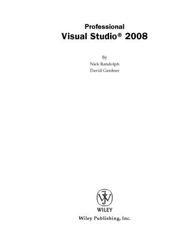 خرید و دانلود نسخه کامل کتاب Professional Visual Studio 2008_687114a4eb3e9.jpeg خرید و دانلود نسخه کامل کتاب Professional Visual Studio 2008