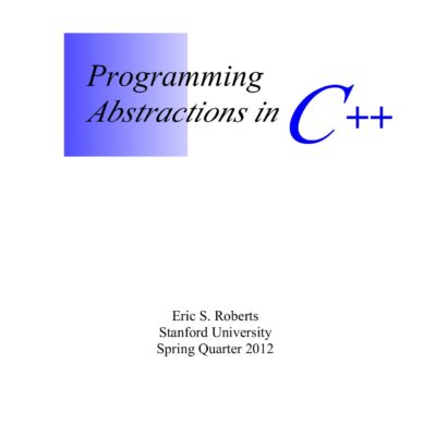 خرید و دانلود نسخه کامل کتاب Programming Abstraction in C++