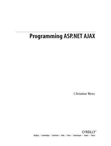 خرید و دانلود نسخه کامل کتاب Programming ASP.NET AJAX_687692d3ef0b4.jpeg خرید و دانلود نسخه کامل کتاب Programming ASP.NET AJAX