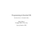 خرید و دانلود نسخه کامل کتاب Programming in Standard ML