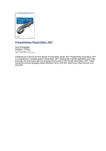 خرید و دانلود نسخه کامل کتاب Programming Visual Basic .NET_6876483e86e20.jpeg خرید و دانلود نسخه کامل کتاب Programming Visual Basic .NET