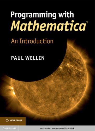 خرید و دانلود نسخه کامل کتاب Programming with Mathematica®: An Introduction_687f4bfbcd536.jpeg خرید و دانلود نسخه کامل کتاب Programming with Mathematica®: An Introduction
