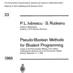 خرید و دانلود نسخه کامل کتاب Pseudo-Boolean Methods for Bivalent Programming