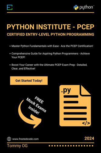 خرید و دانلود نسخه کامل کتاب Python Institute – PCEP – Certified Entry-Level Python Programmer (Python Certifications Book 2)_687e1b5402272.jpeg خرید و دانلود نسخه کامل کتاب Python Institute – PCEP – Certified Entry-Level Python Programmer (Python Certifications Book 2)