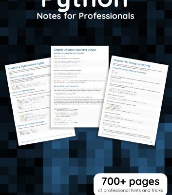 خرید و دانلود نسخه کامل کتاب Python Notes for Professionals