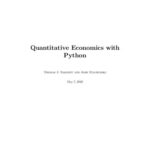خرید و دانلود نسخه کامل کتاب Quantitative Economics with Python