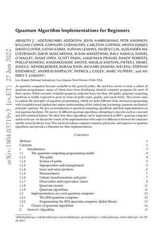 خرید و دانلود نسخه کامل کتاب Quantum Algorithm Implementations for Beginners_68653e82c9ab3.jpeg خرید و دانلود نسخه کامل کتاب Quantum Algorithm Implementations for Beginners