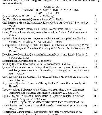خرید و دانلود نسخه کامل کتاب Quantum communication, computing, and measurement