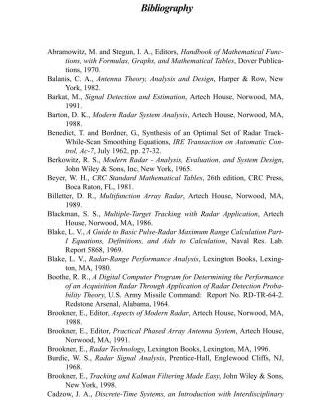 خرید و دانلود نسخه کامل کتاب Radar Systems Analysis and Design Using MatLab