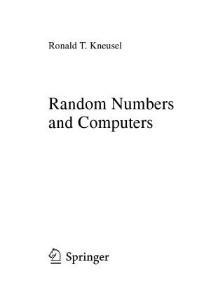 خرید و دانلود نسخه کامل کتاب Random numbers and computers