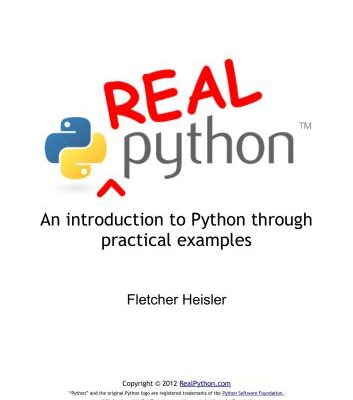 خرید و دانلود نسخه کامل کتاب Real Python: Python Programming By Example