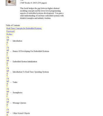 خرید و دانلود نسخه کامل کتاب Real-Time Concepts for Embedded Systems