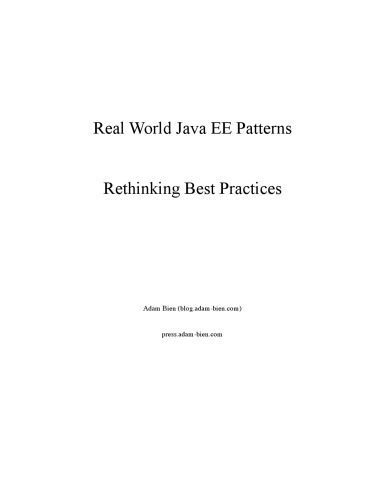 خرید و دانلود نسخه کامل کتاب Real World Java EE Patterns Rethinking Best Practices_687a8ac1cec68.jpeg خرید و دانلود نسخه کامل کتاب Real World Java EE Patterns Rethinking Best Practices