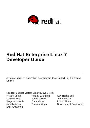 خرید و دانلود نسخه کامل کتاب Red Hat Enterprise Linux 7 Developer Guide_686d32135aa1e.jpeg خرید و دانلود نسخه کامل کتاب Red Hat Enterprise Linux 7 Developer Guide